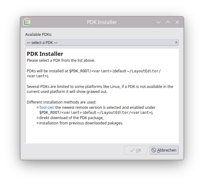 PDK Installer